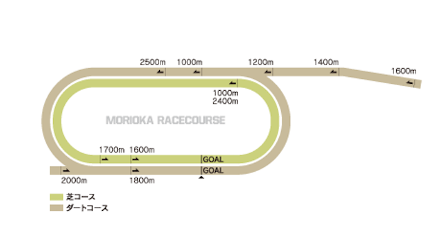 盛岡競馬場_コース